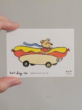 Inciardi Mini Print - Hot Dog Car